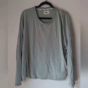 Madewell sage green/blue sweatshirt